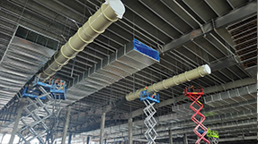 通風管道廠房工程案例——全管通通風管道 全管通通風風管在凈化空調系統的應用